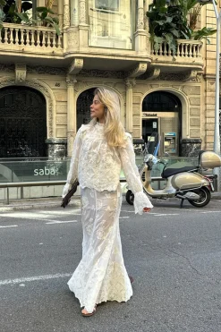 Ellinoric Lace Maxi Skirt