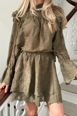 Ellinoric Lace Mini Skirt 2576