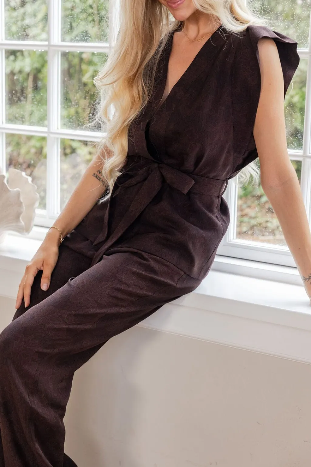 Elsa Jacquard Pants 167096