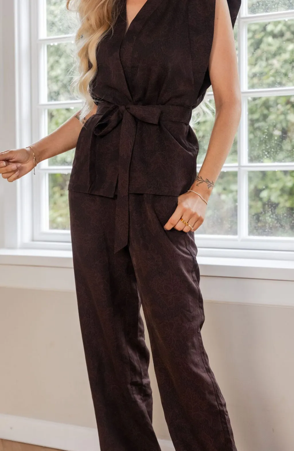 Elsa Jacquard Pants 167096