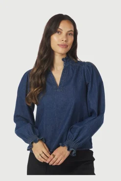 Emmeline Denim Blouse 164434