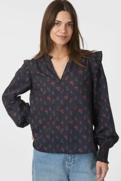 Filja Fine Print Blouse 166551