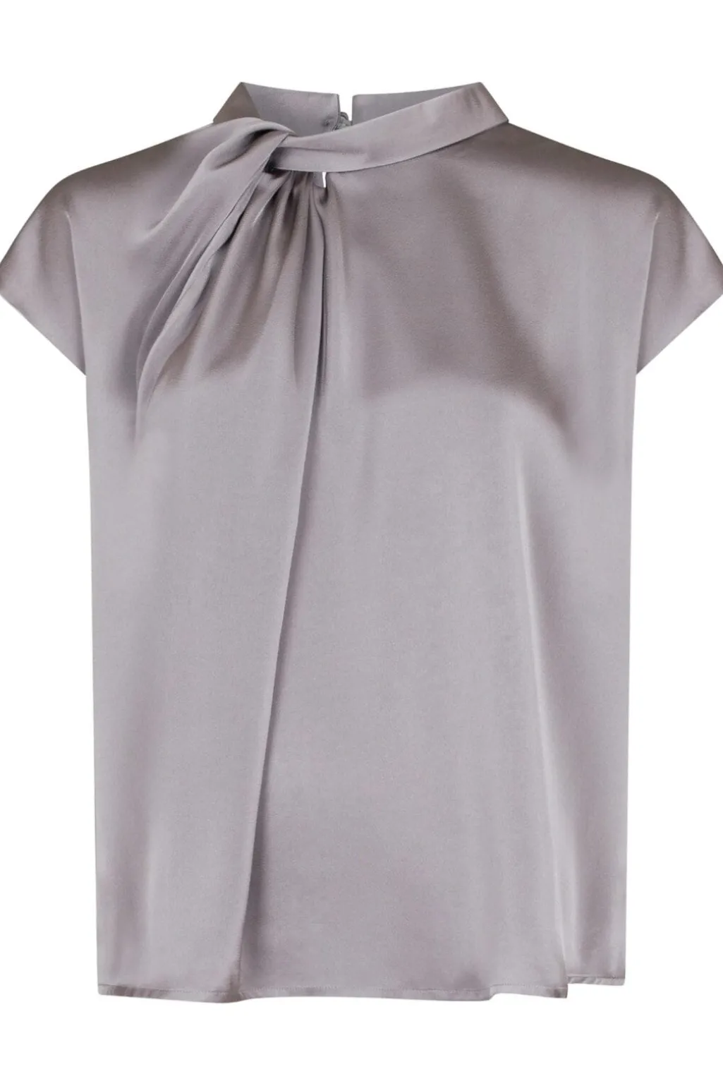 Fleur Drapy Satin Blouse