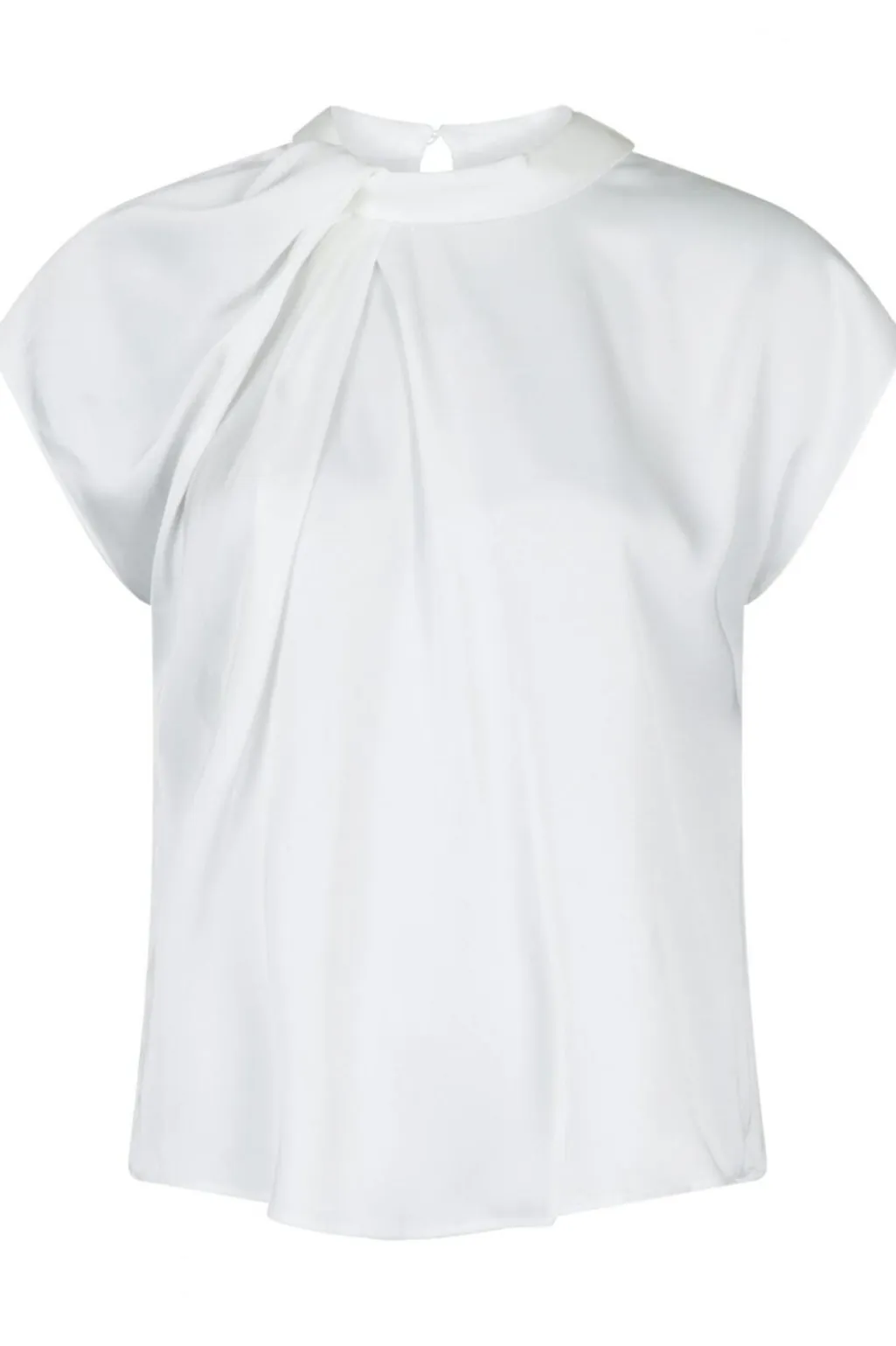 Fleur Drapy Satin Blouse