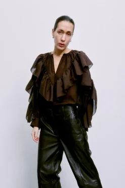 Fria Frill Blouse 60121