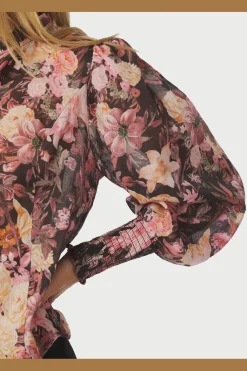 Gilda Big Flower Blouse 166925
