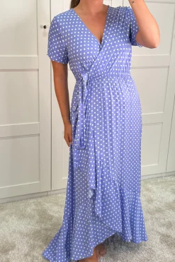 Ginevra Dot Wrap Dress