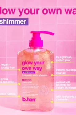 Glow Your Own Way + Shimmer Tanning Gelé