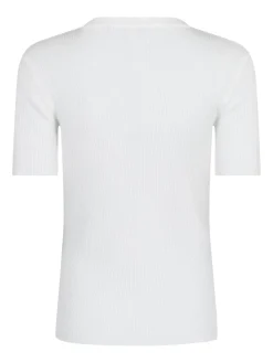 Gold Button Knit T-shirt