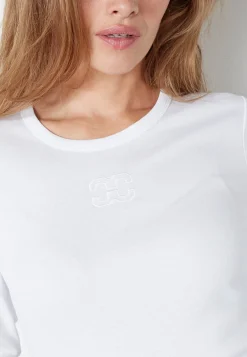 Grannycc Embroidery Ls Tee 33180