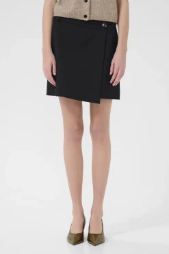 Gzpaula Melange Wrap Skirt 10910495