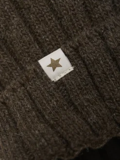 Hat Knit Alpaca Pompom 460397