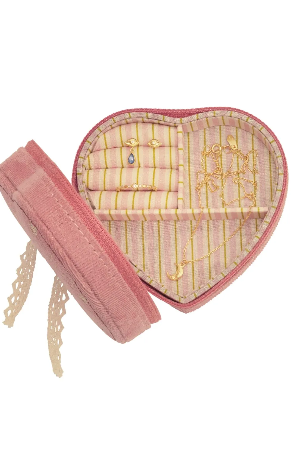 Heart Jewelry Box Pink Theatre Magic