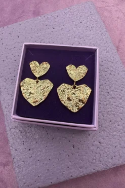 Heart On Heart Earring