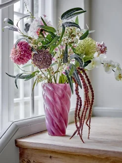 Hydrangea Stilk, Rosa, Kunstige Blomster 82072033