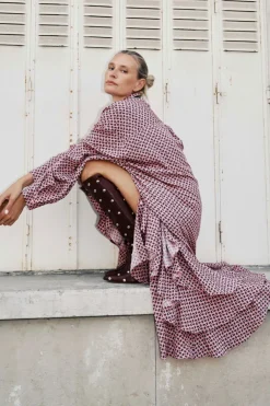 Imagazine Tiered Ruffle Dressimagazine