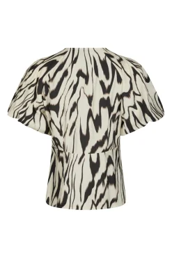Irina Graphic Zag Blouse 166003