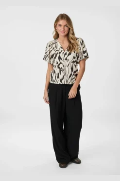 Irina Graphic Zag Blouse 166003