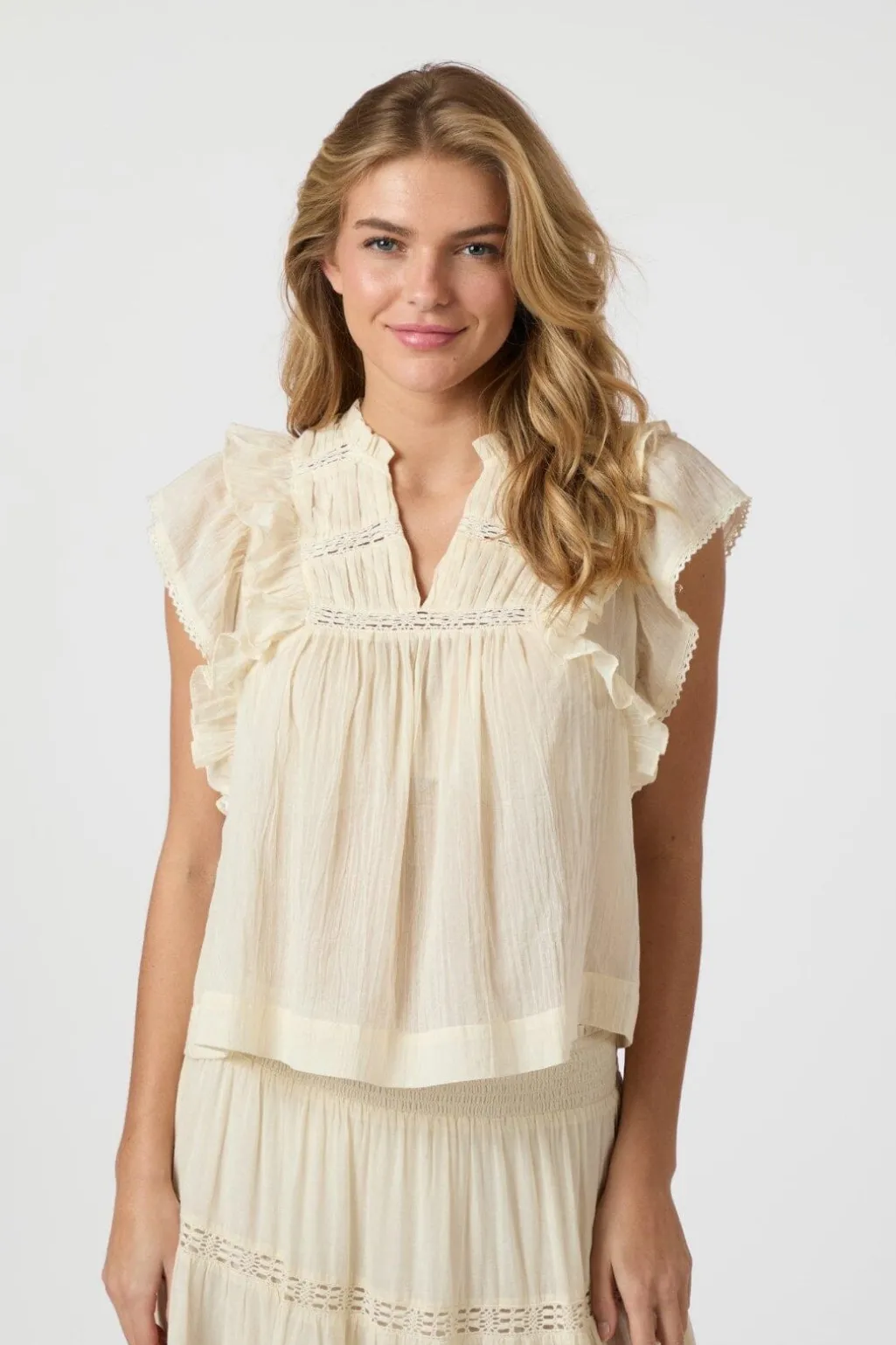 Jayla S Voile Top 159881