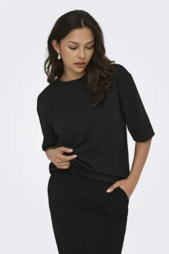 Jdygeggo Ss O Neck Loose Top
