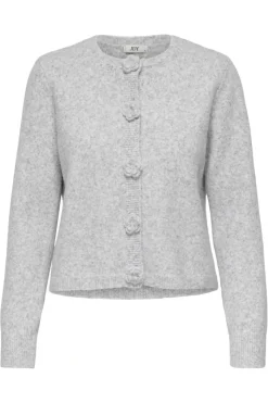 Jdyhaylee L/S Flower Cardigan Knt