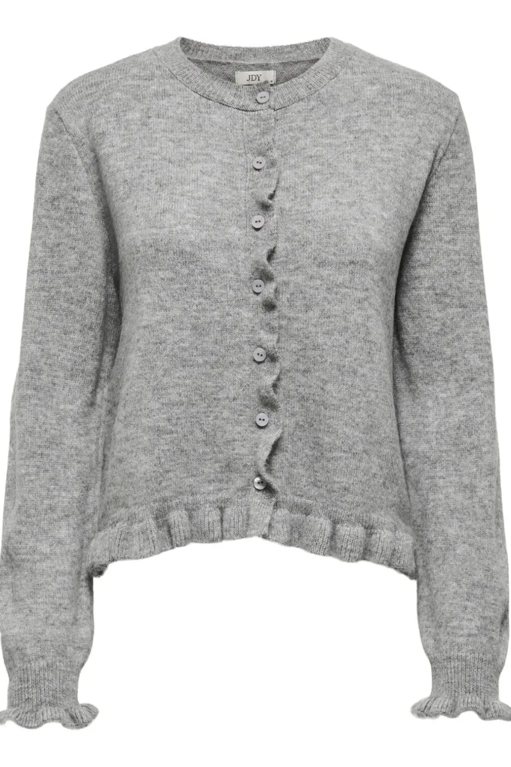 Jdyletty L/S O-Neck Frill Cardigan Knt