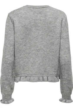 Jdyletty L/S O-Neck Frill Cardigan Knt