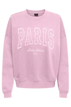 Jdymesa L/S O-Neck Emb Sweat