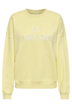 Jdymesa L/S O-Neck Emb Sweat