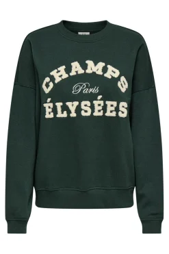 Jdymesa L/S O-Neck Emb Sweat