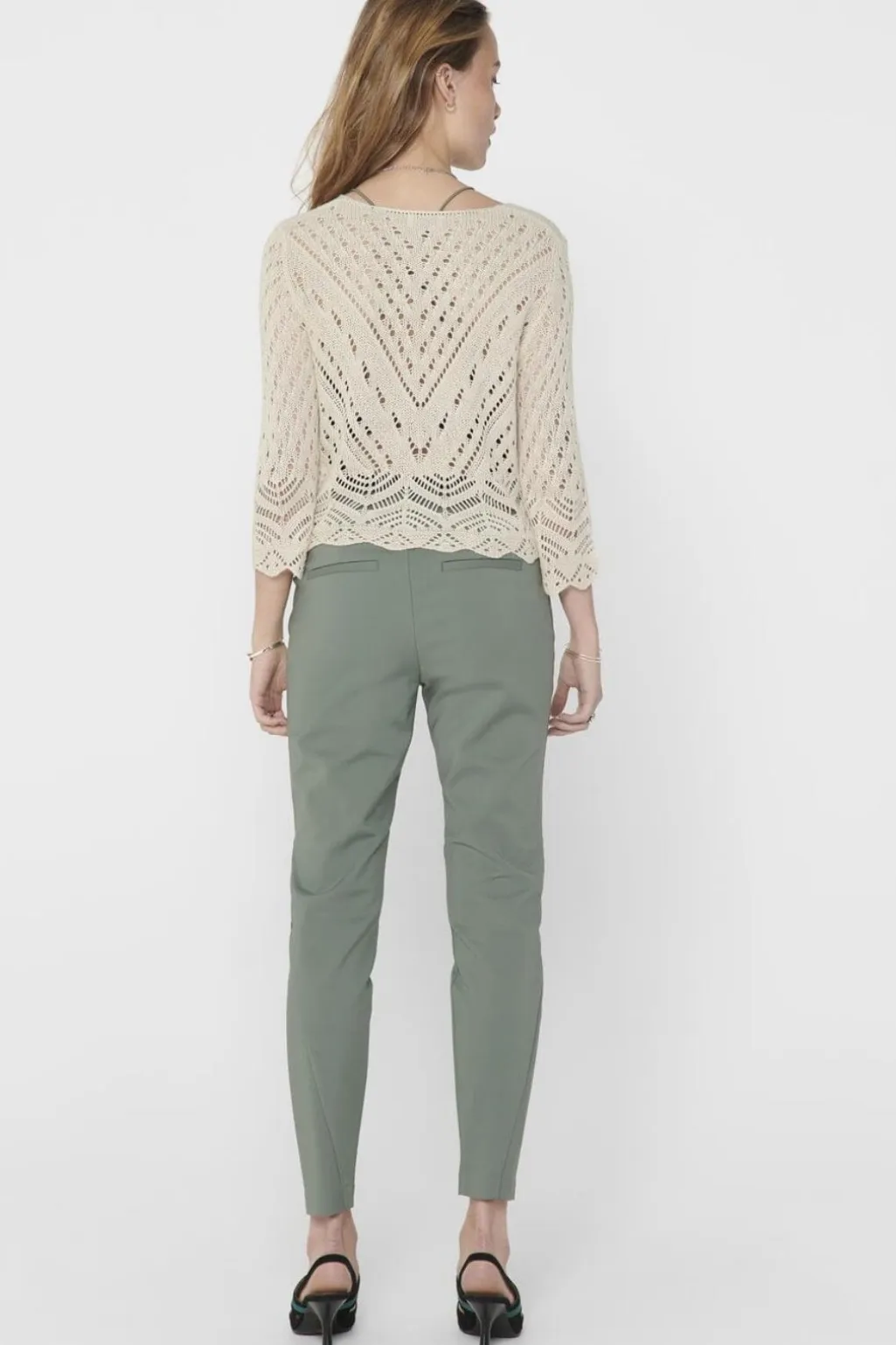 Jdynew Sun 3/4 Cropped Pullover Knt