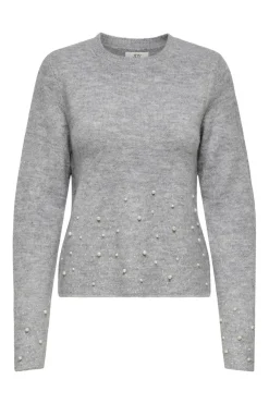Jdypearl L/S O-Neck Pearl Pullover Knt