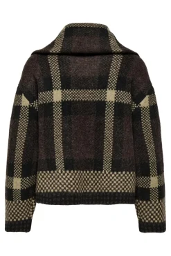 Jdyphoenix L/S 2 Way Zip Jacq Cardi Knt