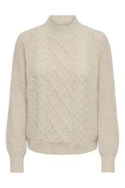 Jdysigrid Life L/S Hn Cable Pullover Knt