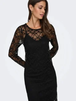 Jdysilvia L/S Lace Maxi Dress