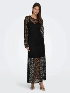 Jdysilvia L/S Lace Maxi Dress