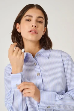 Jdysoho L/S Loose Striped Shirt