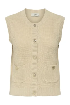 Jdystella S/L O-Neck Vest Knt