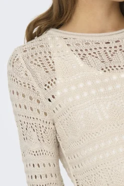 Jdysun Lay L/S Boatneck Pullov. Knt