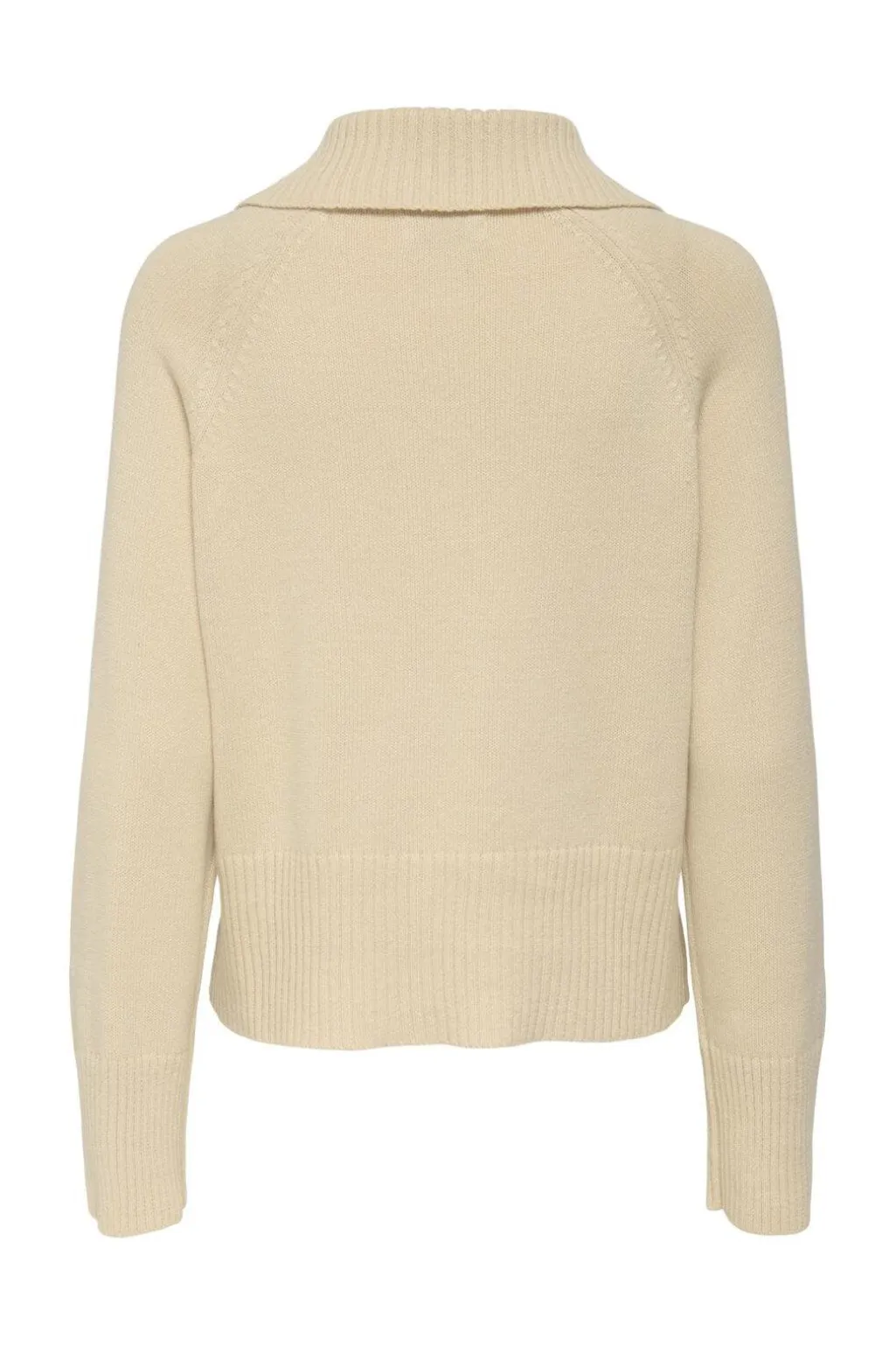 Jdytriss L/S Button Collar Pullover Knt