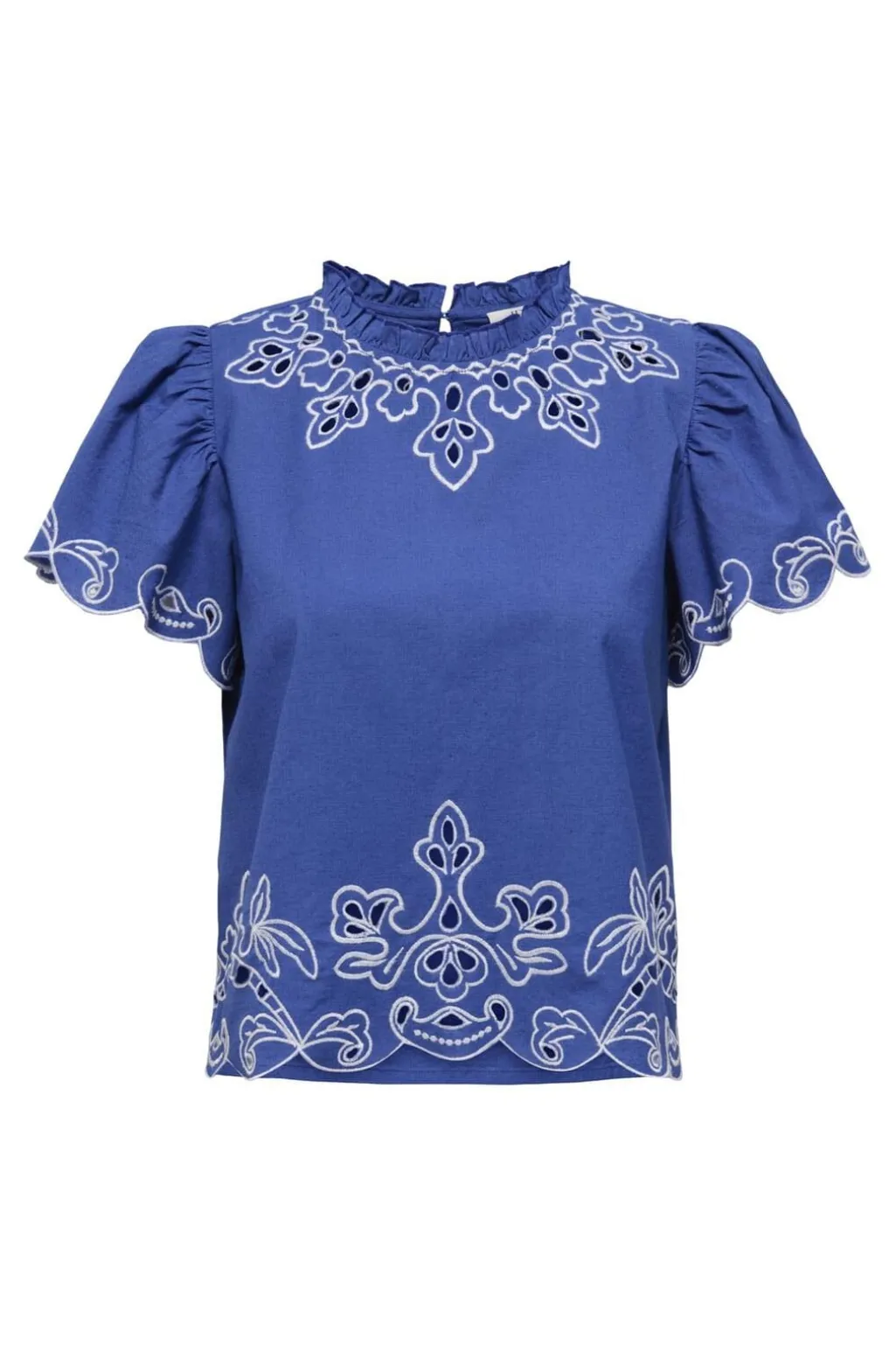 Jdyvera S/S Embroidery Top