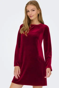 Jdyvictory L/S Velvet Bow Dress
