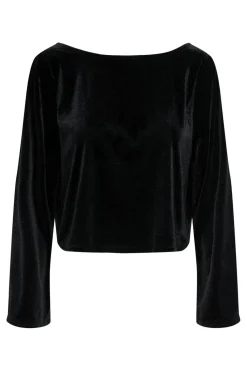 Jdyvictory L/S Velvet Bow Top