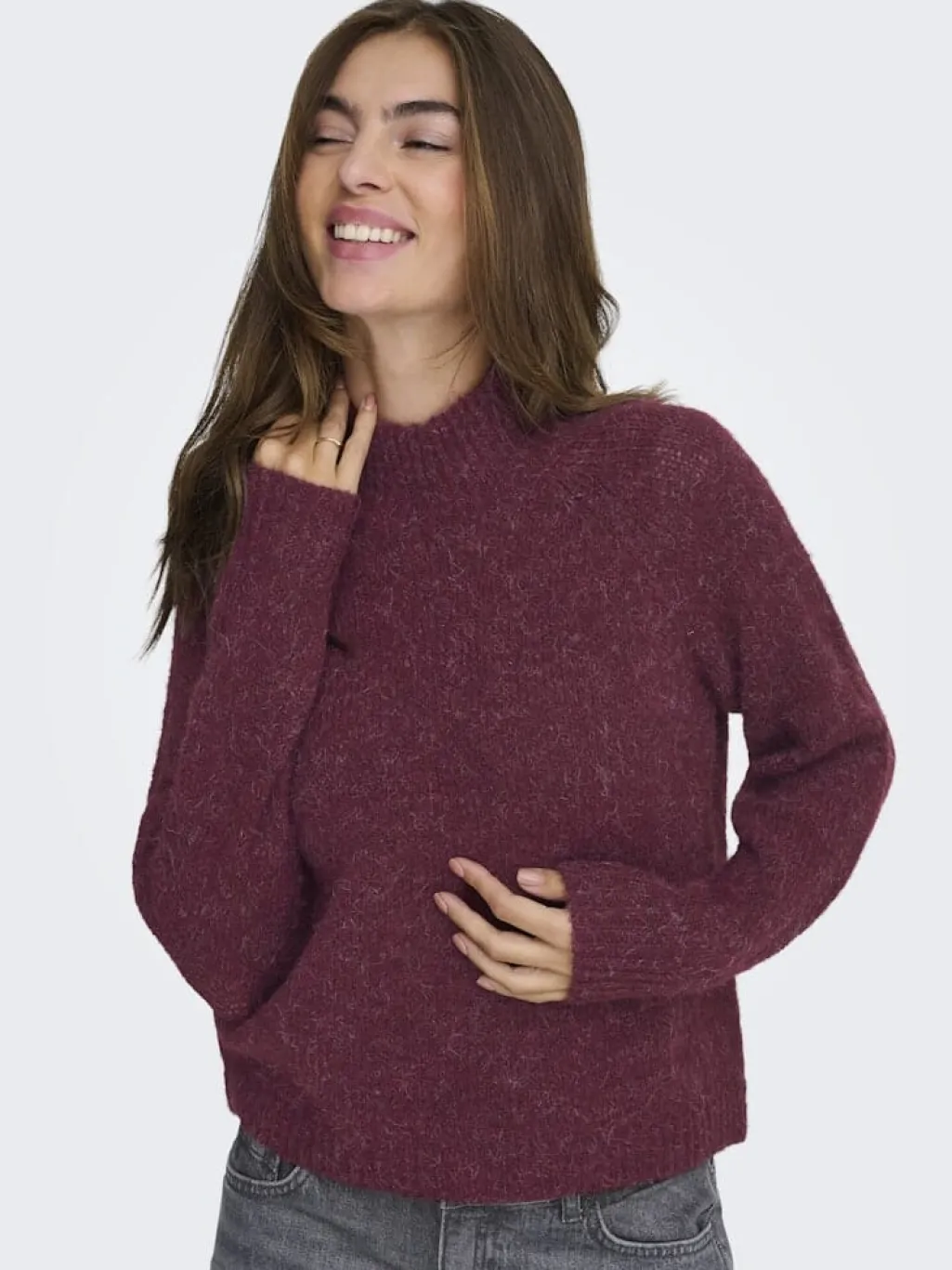 Jdyzoey Life L/S Hn Raglan Pul Knt