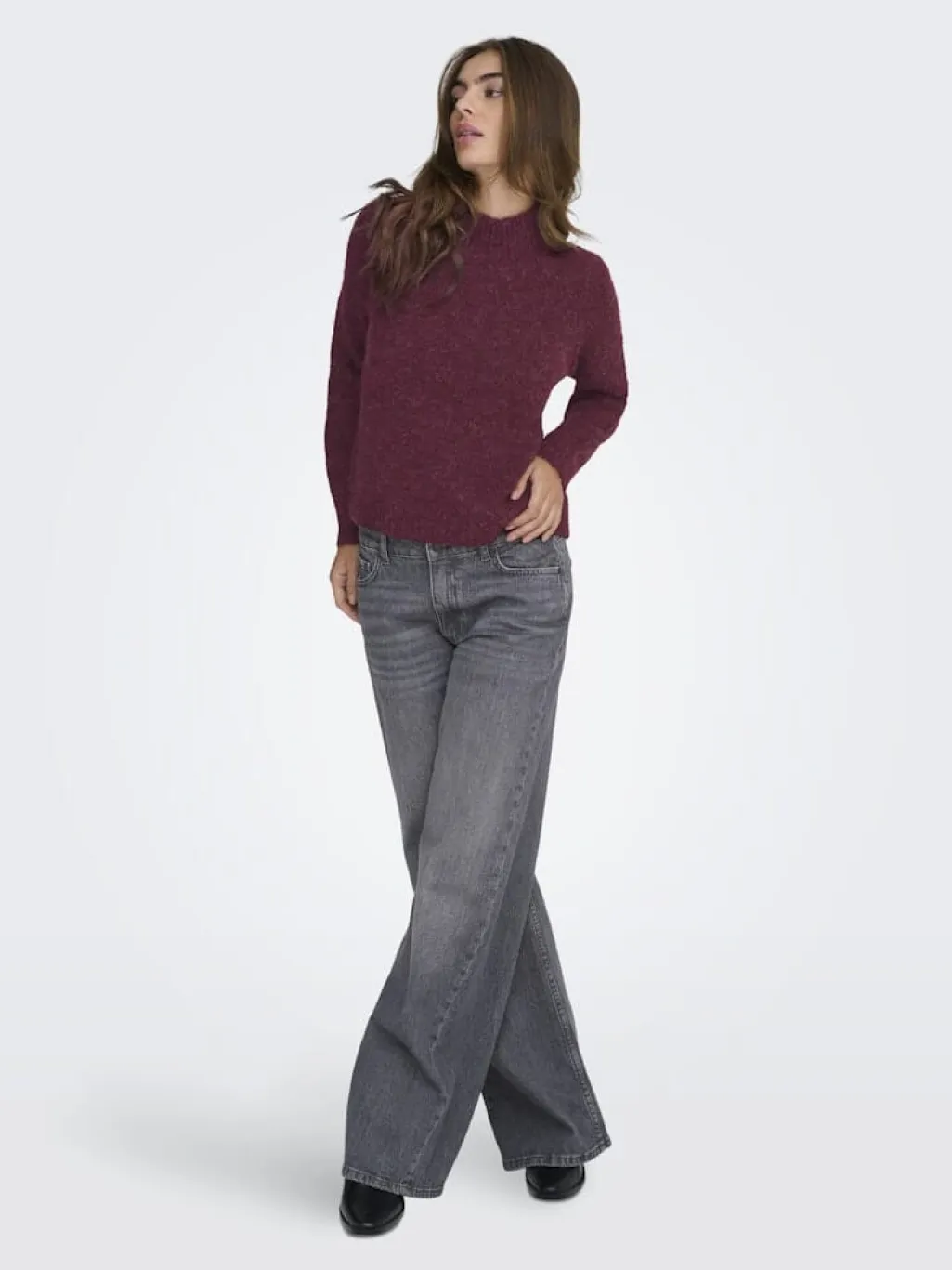 Jdyzoey Life L/S Hn Raglan Pul Knt