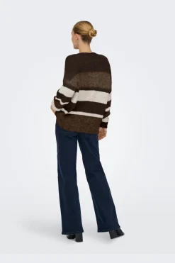 Jdyzoey Life L/S On Colorblock Pull Knt