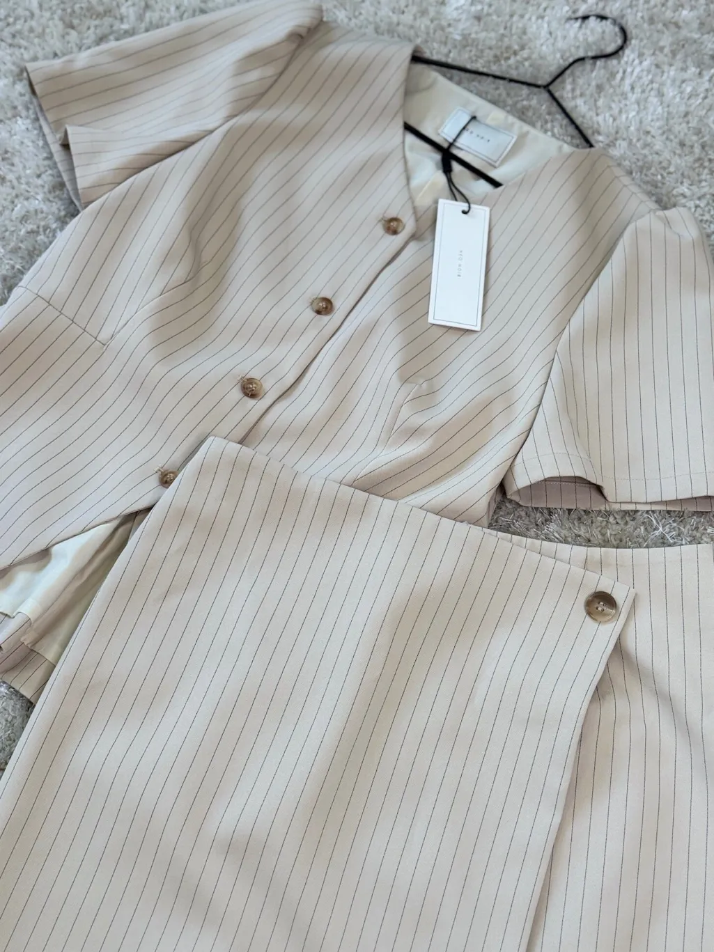 Jules Pinstriped Blouse 164812