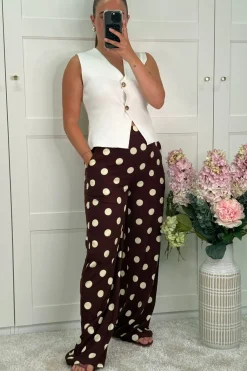 Juliana Wide Dot Pants
