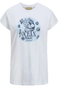 Jxastrid Sl Boxy Print Tee