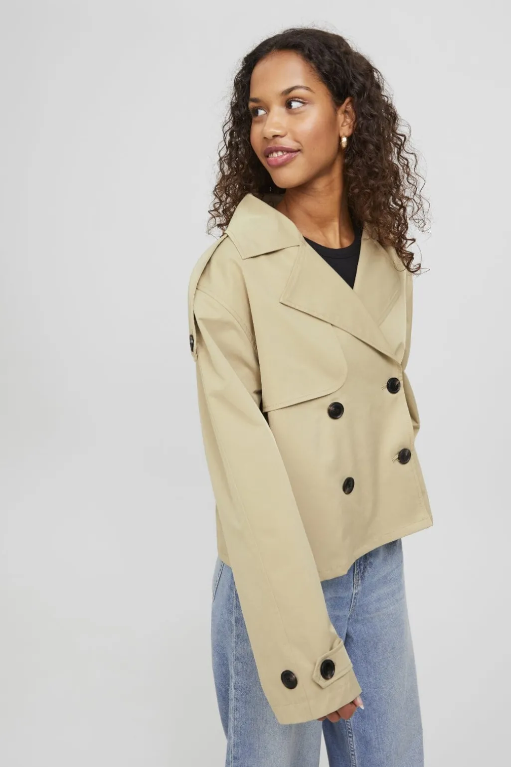 Jxcarlie Short Trenchcoat Sn